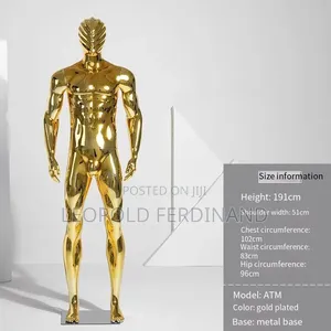 Big Gold Man Mannequin