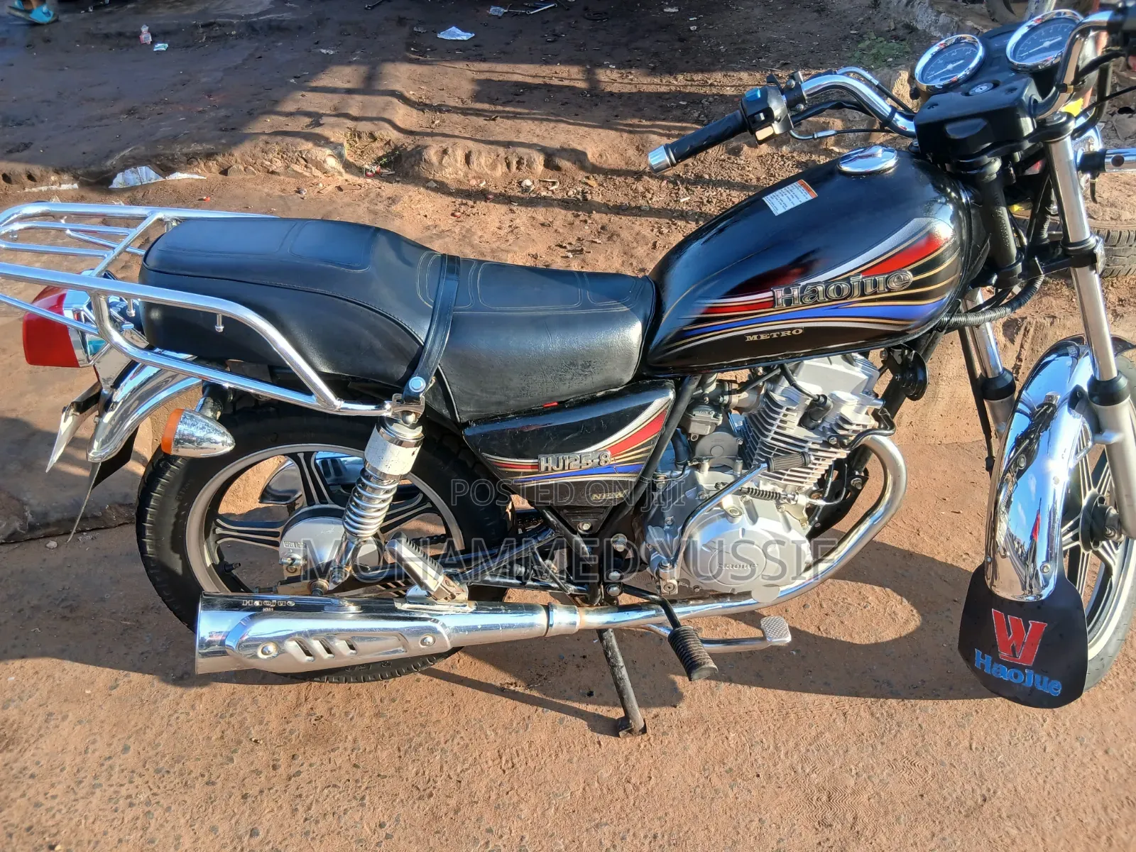 Haojue HJ125-8K 2025 Black