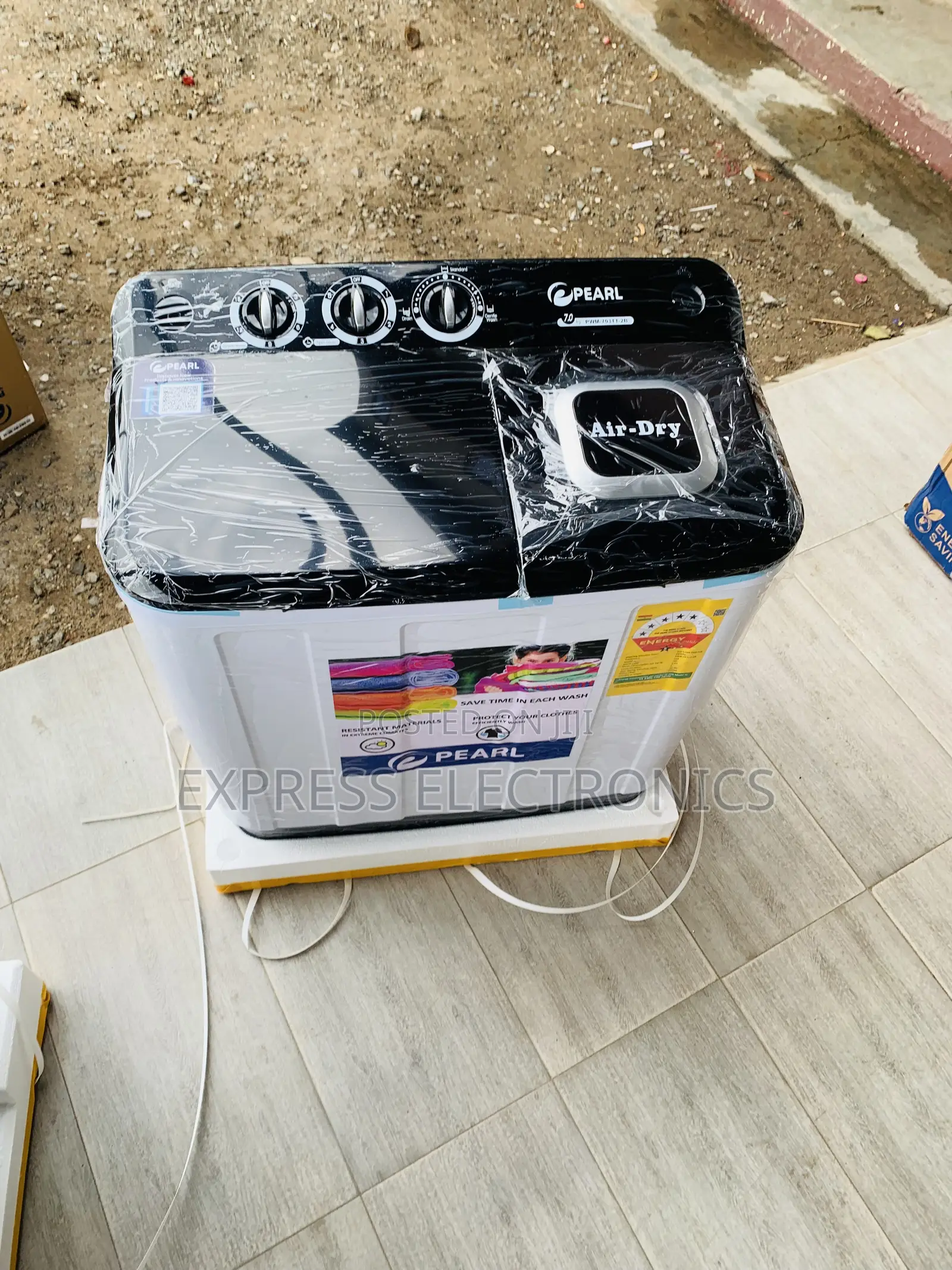 Limited Stock Pearl 7kg Twin Tub Semi Auto Washing Machine PWM-70TT