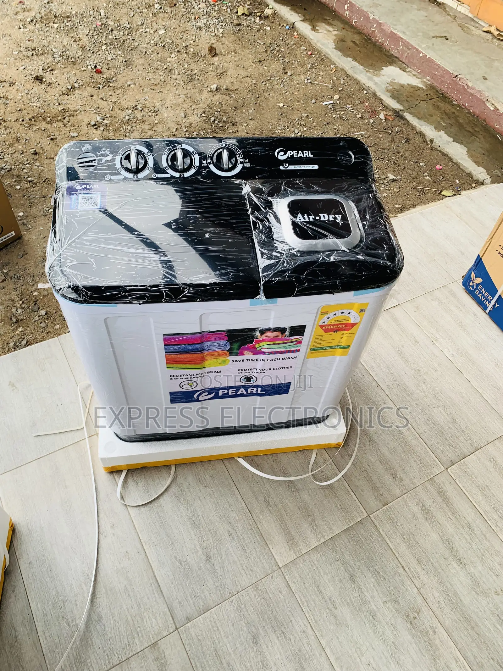 Limited Stock Pearl 7kg Twin Tub Semi Auto Washing Machine PWM-70TT