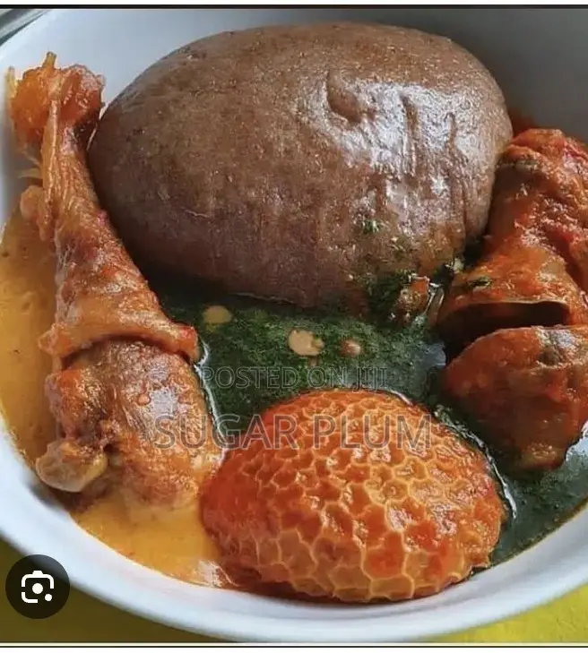 Nigerian Food and Fruit Salad