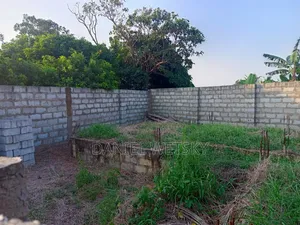 Fenced Half Plot With 3 Bedroom Footings for Sale
