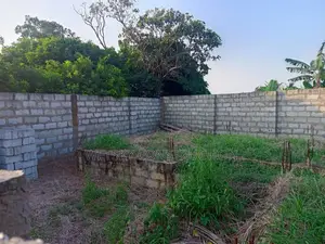 Fenced Half Plot With 3 Bedroom Footings for Sale