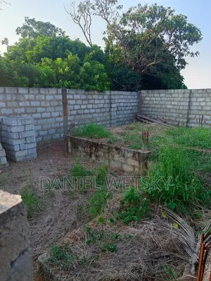 Fenced Half Plot With 3 Bedroom Footings for Sale