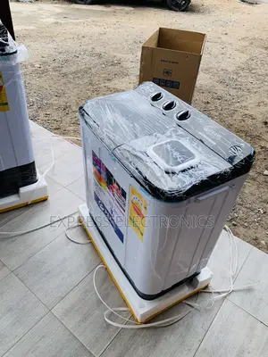 High Quality White Pearl 7kg Twitub Semi Auto Washing Machine PWM-70TT
