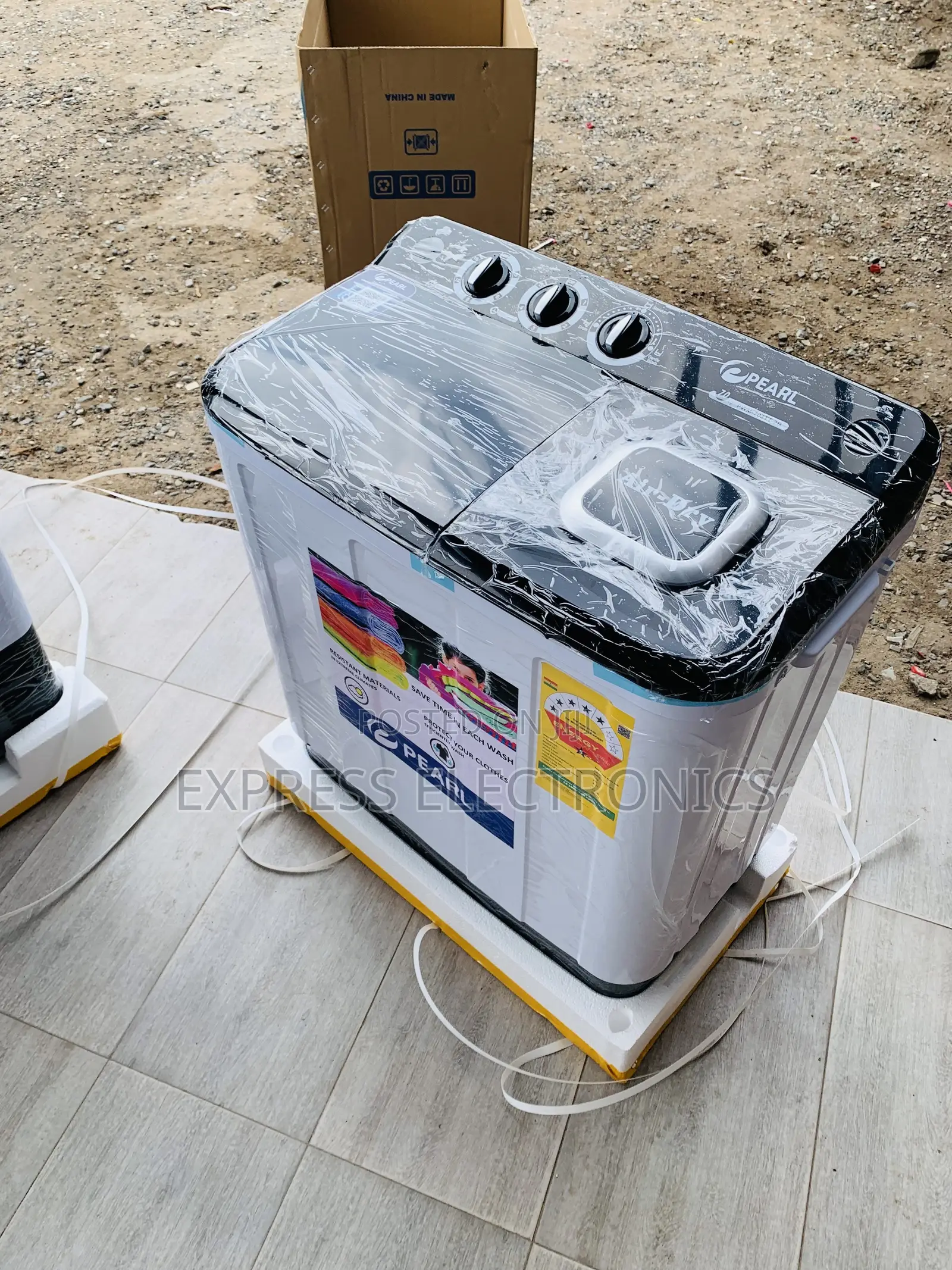 Text Us for Pearl 7kg Twin Tub Semi Automatic Washing Machine PWM-70TT