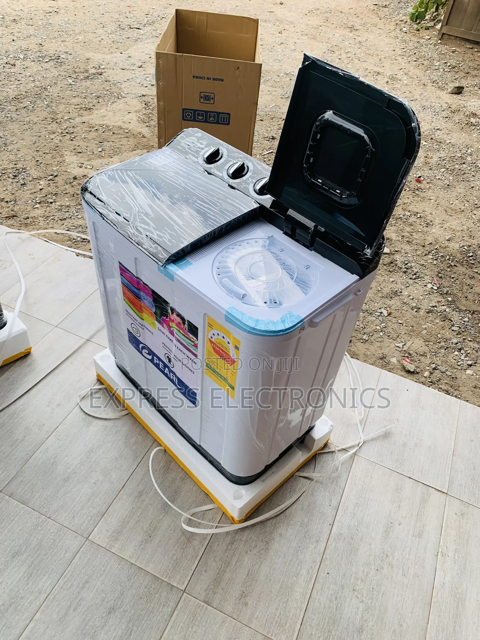 Freestanding Pearl 7kg Twin Tub Semi Automatic Washing Machine PWM-70T
