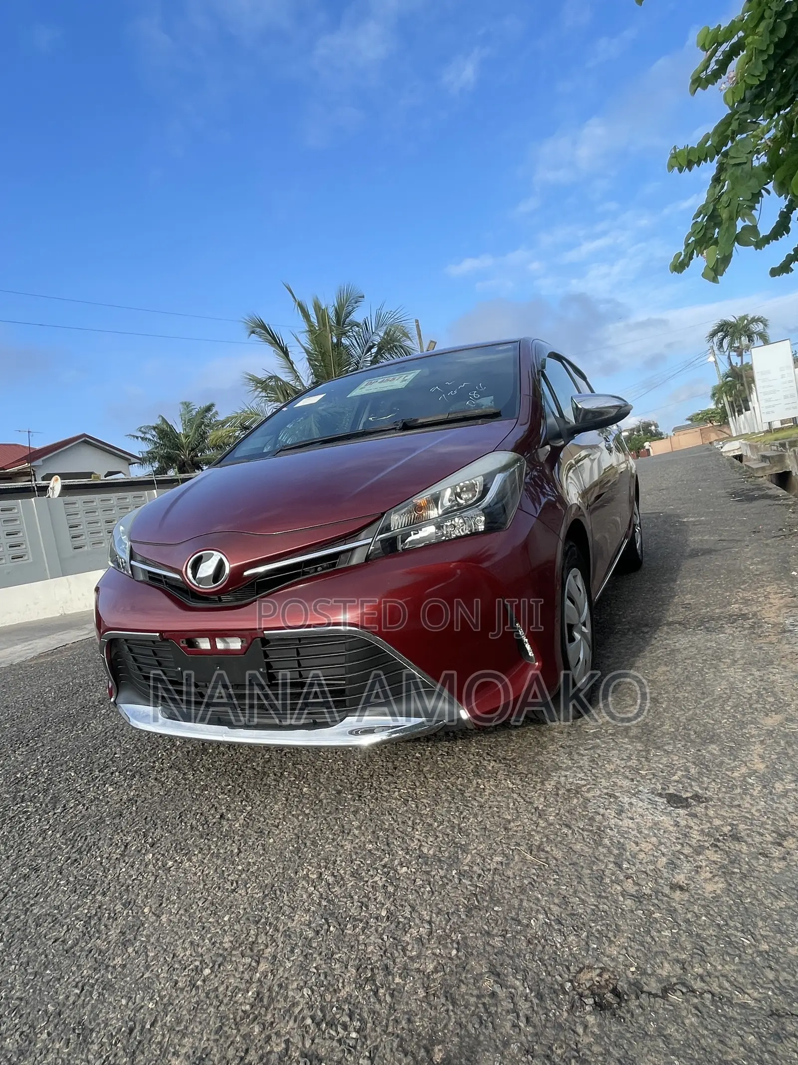 Toyota Vitz 2015 Red
