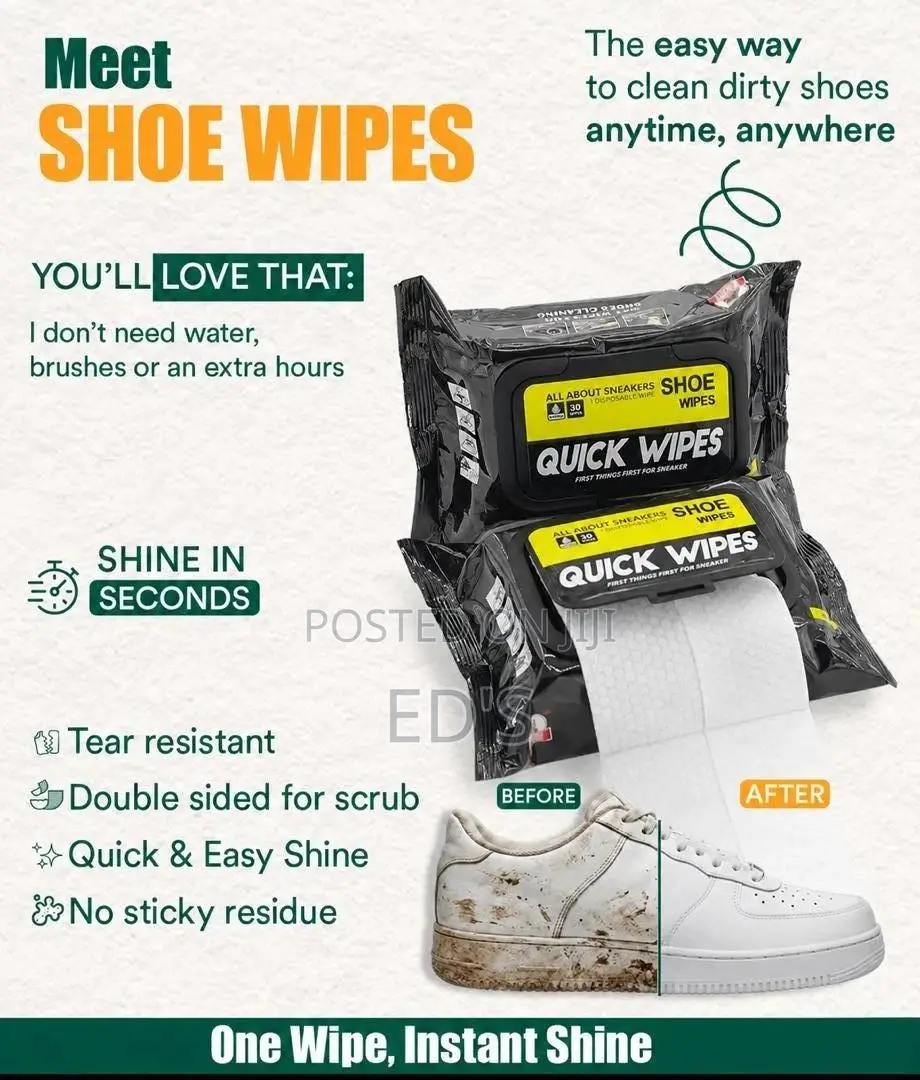 Sneaker Cleaning Kit & Sneaker Quick Wet Wipes