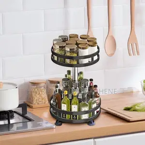2 Tier Rotating Spice Rack