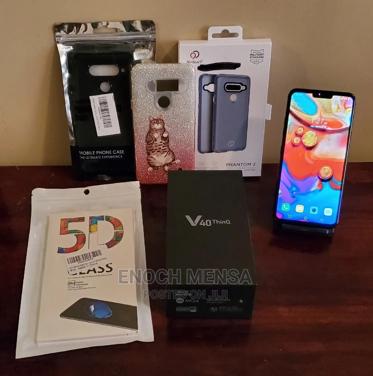 New LG V40 ThinQ 128 GB Black