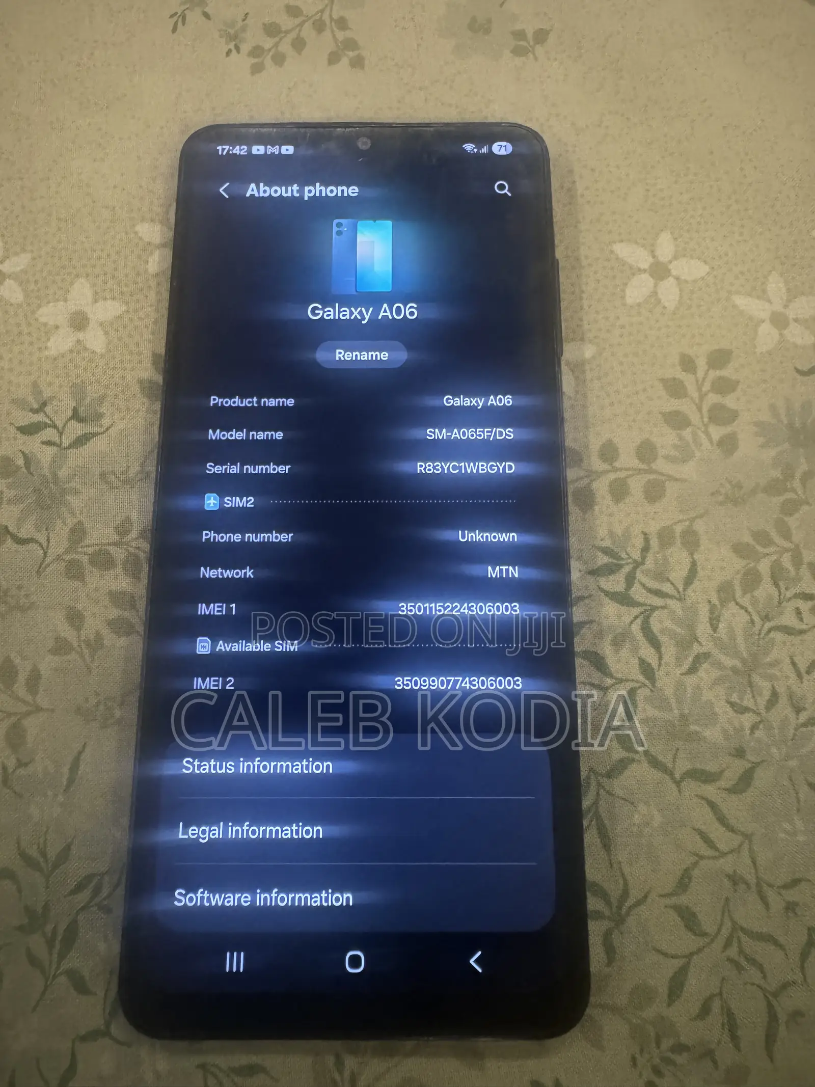 Samsung Galaxy A06 64 GB Black
