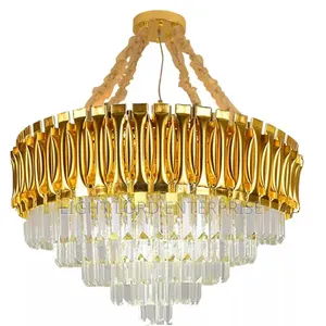 Hall Way Chandelier 400mm Yellow Gold