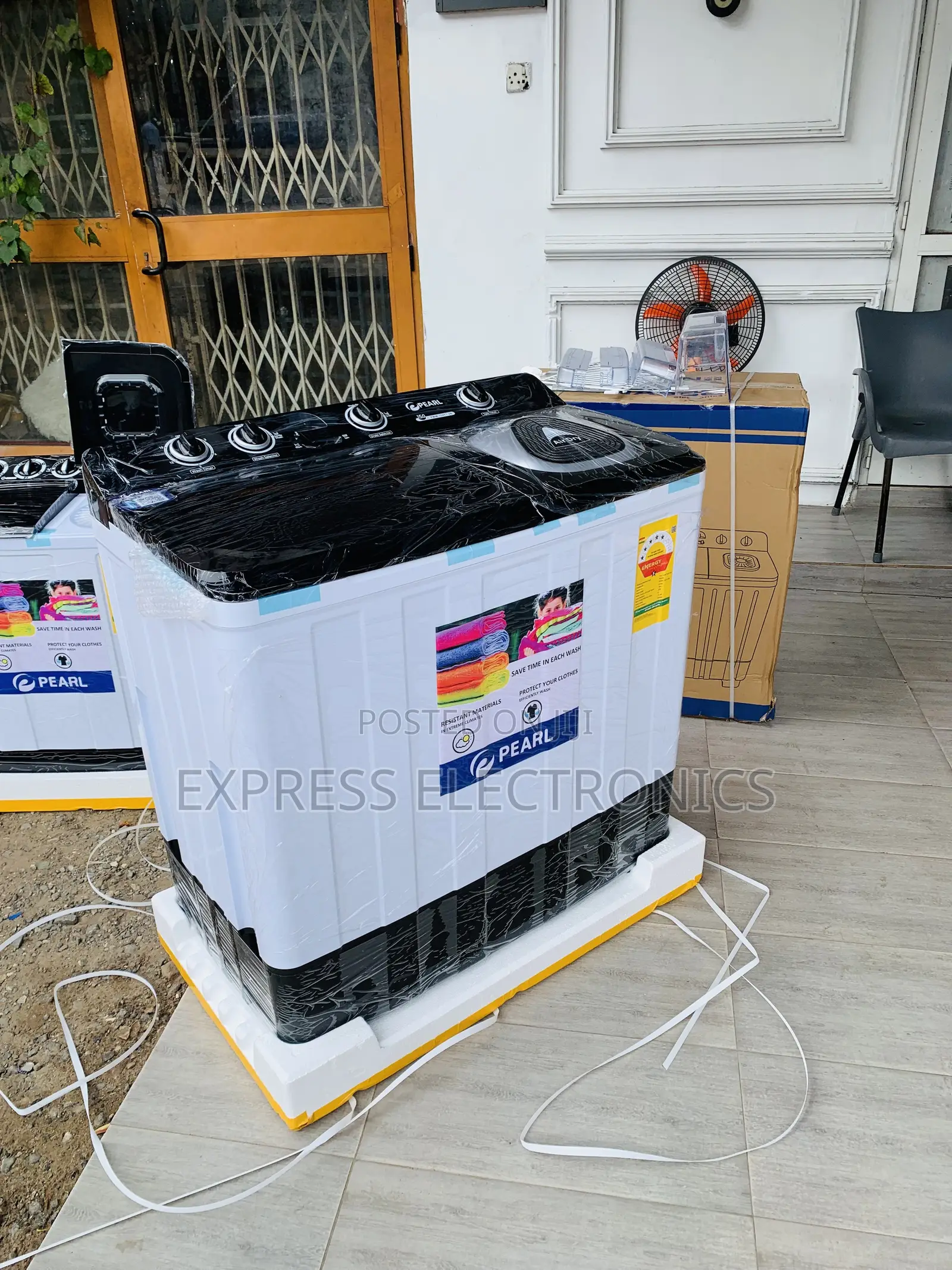 Ultra High Pearl 15kg Washing Machine Twin-Tub Top-Load Appliance