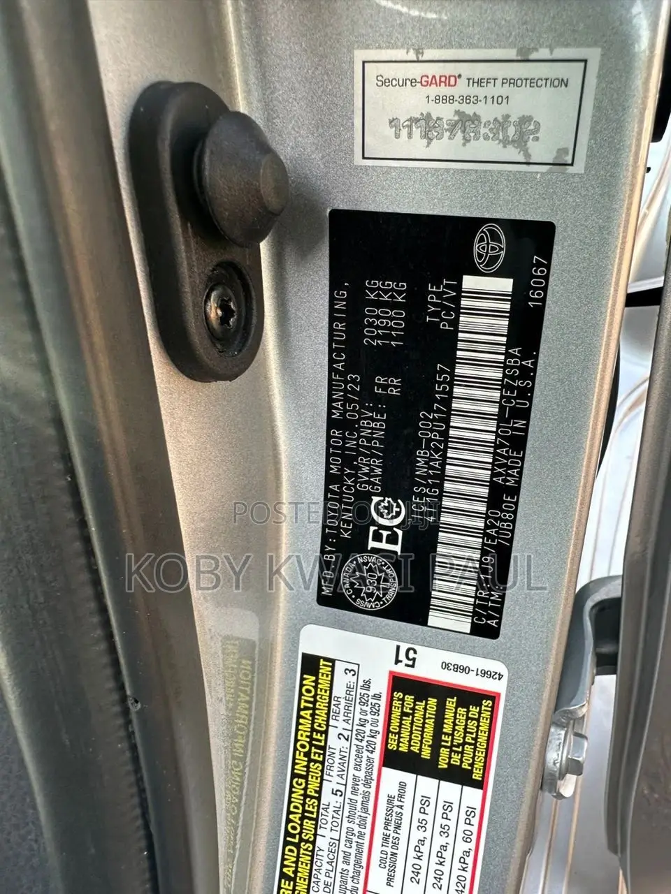 Toyota Camry SE 2023 Silver