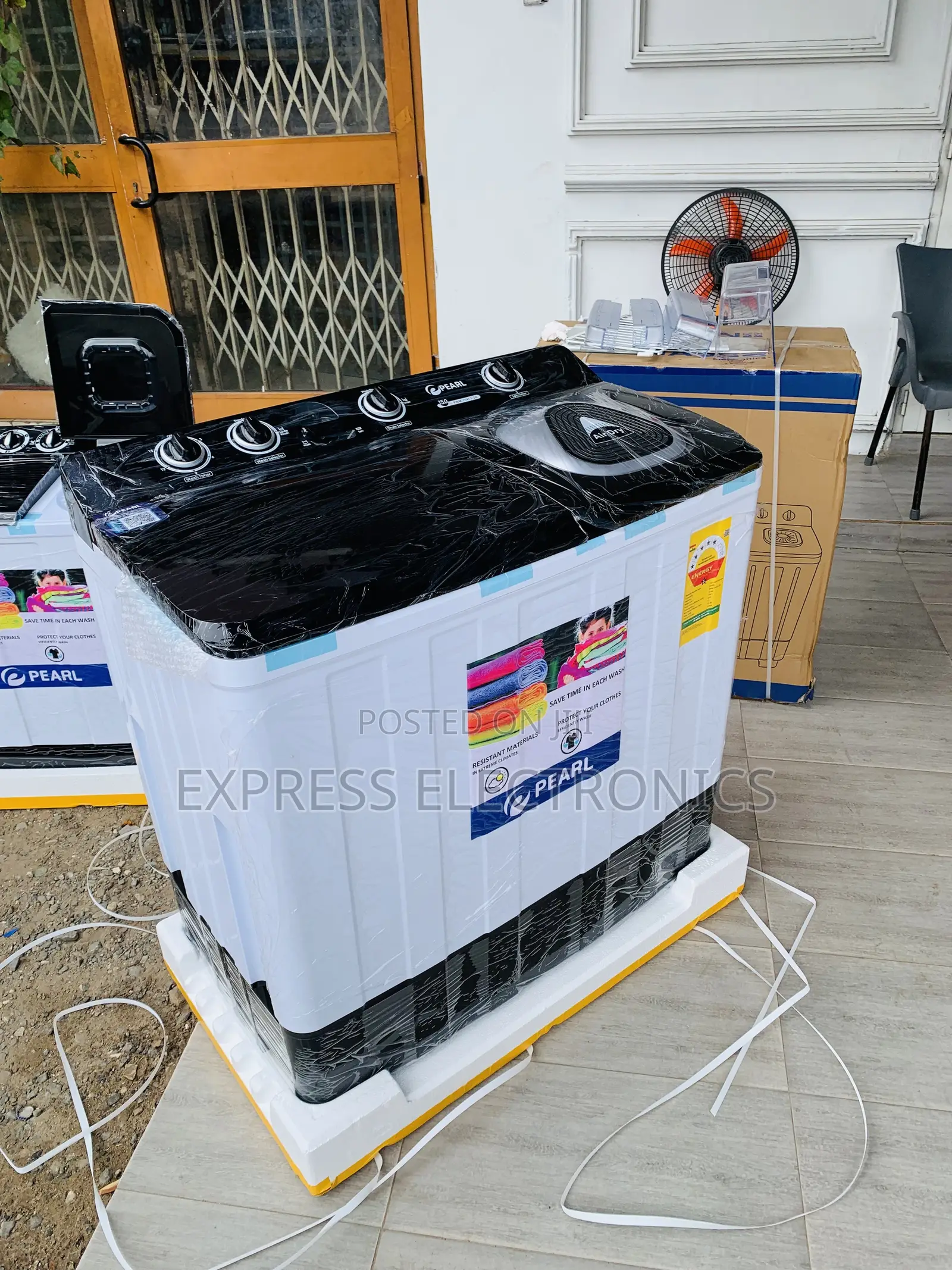 Call  Pearl 15kg Washing Machine Twin-Tub Top-Load Appliance