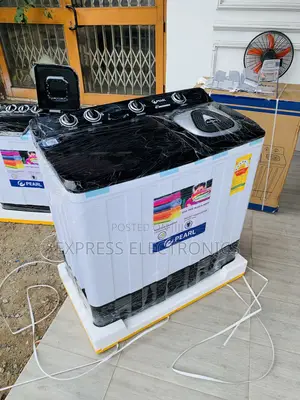 Freestanding Pearl 15kg Washing Machine Twin-Tub Top-Load Appliance