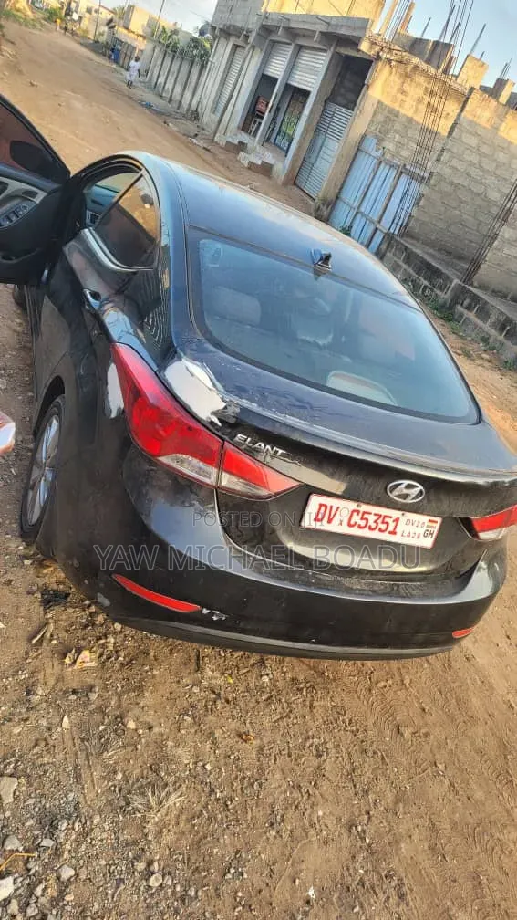 Hyundai Elantra Limited 4dr Sedan (1.8L 4cyl 6A) 2015 Black