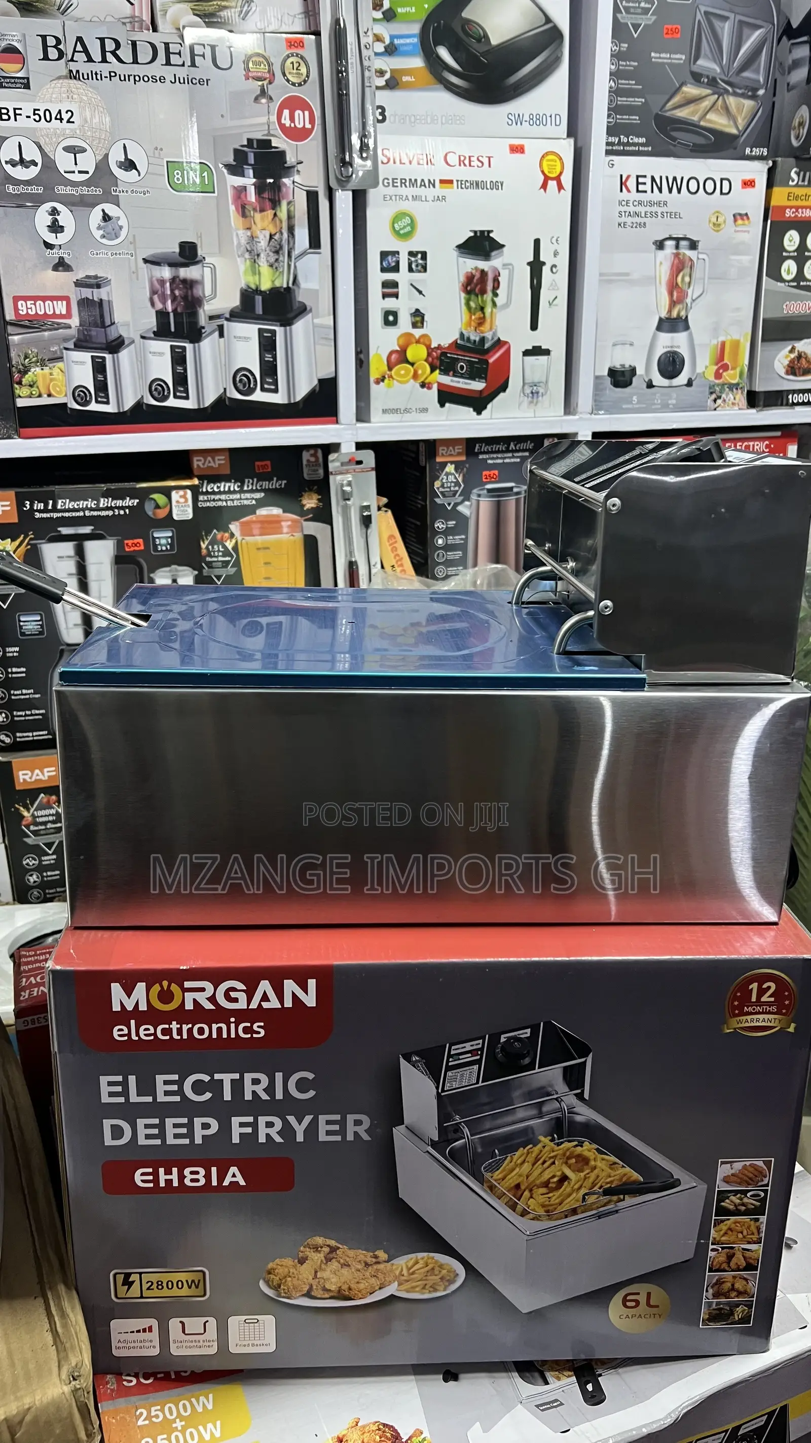 Morgan 6l Large Capacity Deep Fryer Kitchen Fries