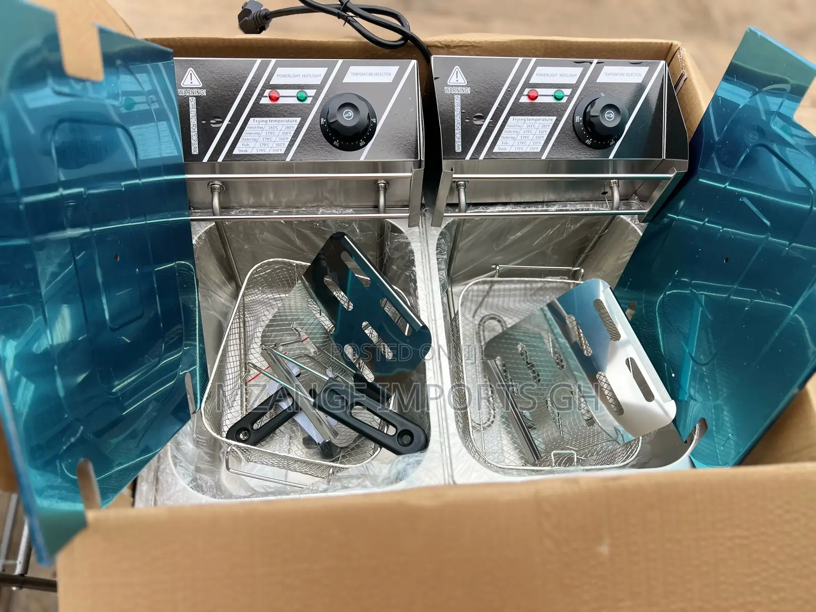 12l 6l+6l Double Large Capacity Deep Fryer