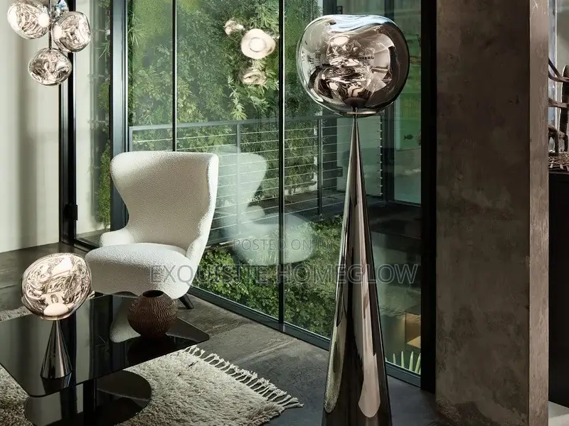 Chrome Tom Dixon Melt Cone Fat Floor Lamp Available for Purchase