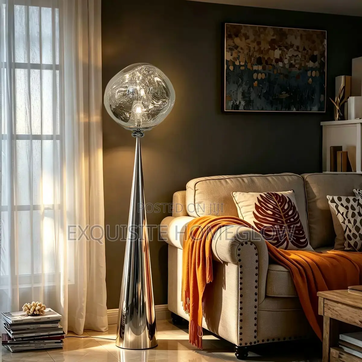 Chrome Tom Dixon Melt Cone Fat Floor Lamp Available for Purchase