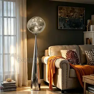 Chrome Tom Dixon Melt Cone Fat Floor Lamp Available for Purchase
