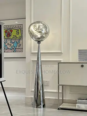 Chrome Tom Dixon Melt Cone Fat Floor Lamp Available for Purchase