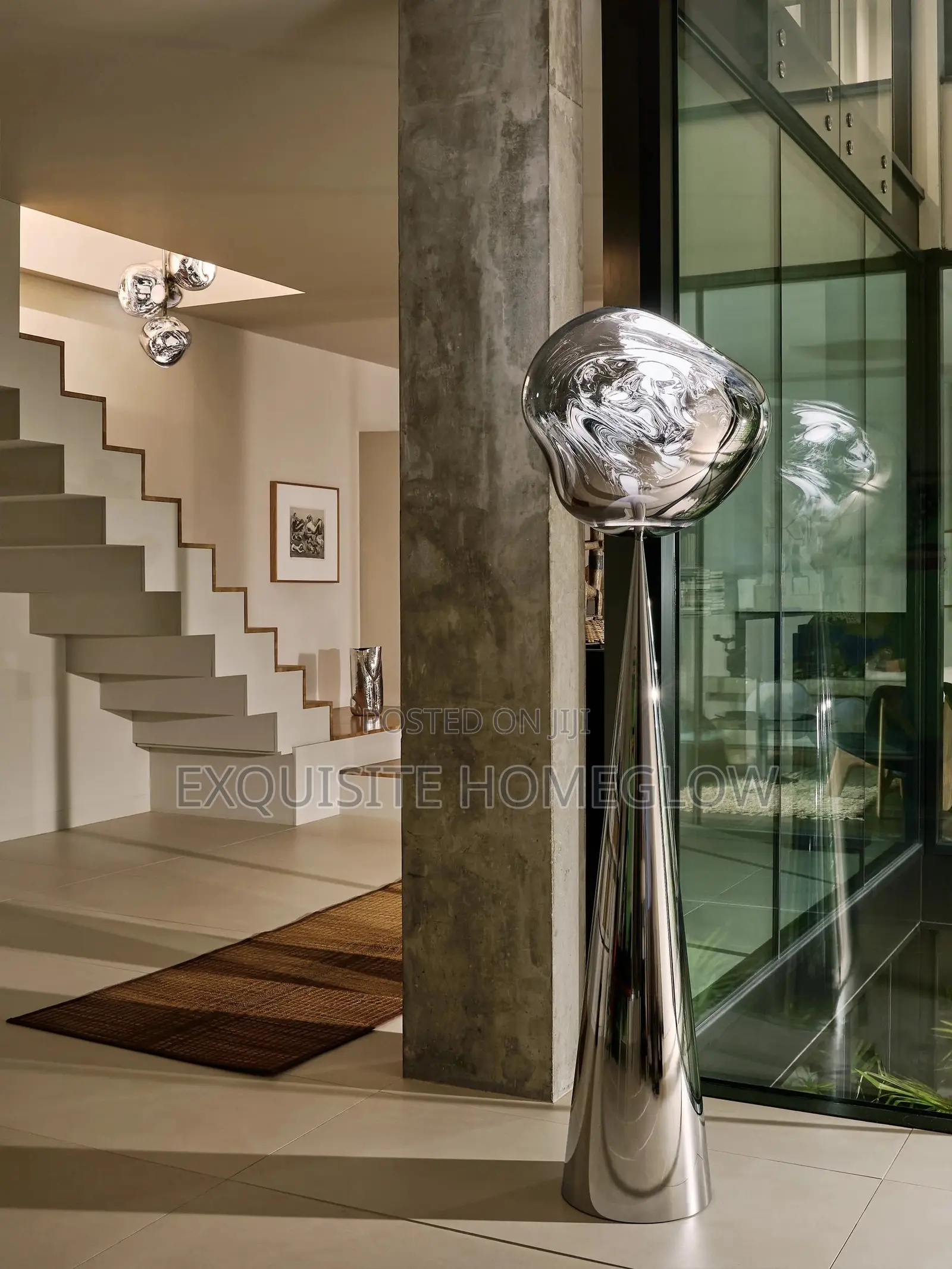 Chrome Tom Dixon Melt Cone Fat Floor Lamp Available for Purchase