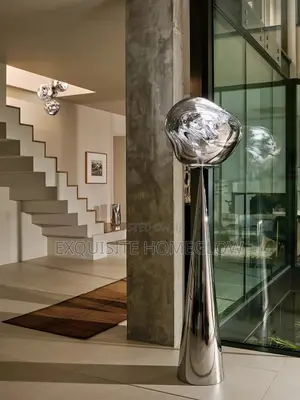 Chrome Tom Dixon Melt Cone Fat Floor Lamp Available for Purchase