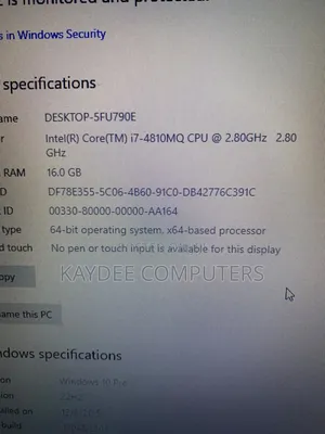 Laptop Dell Precision M6800 16GB Intel Core i7 SSD 256GB