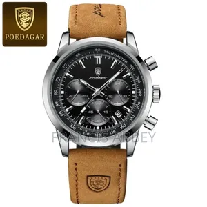 Executive Leather Wristwatch