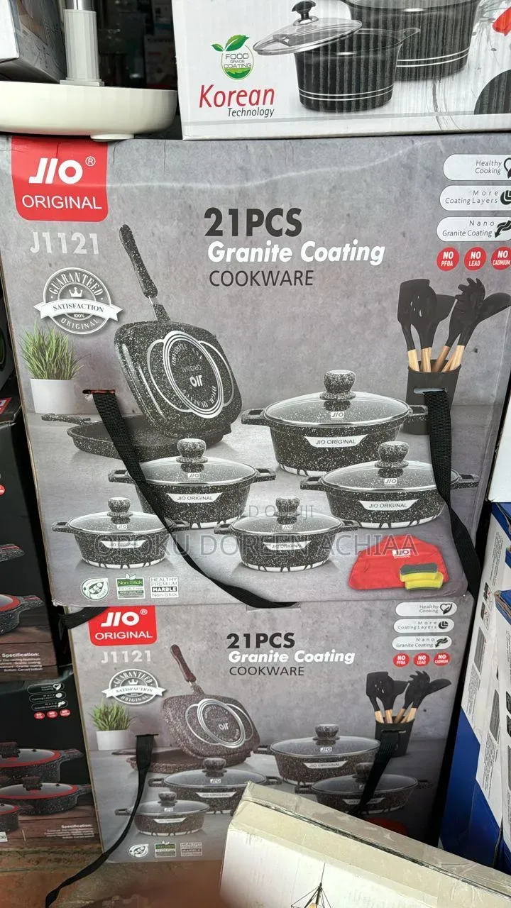 21 Piece J10 Nonstick Cookware