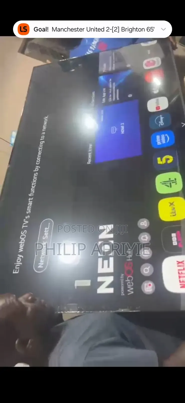Uk Neon 75 Inch TV (New LG Product)