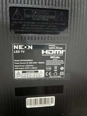 Uk Neon 75 Inch TV (New LG Product)