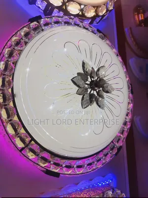 Round Piercec Lec Ceiling Light