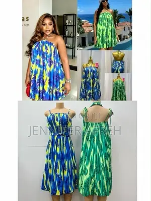 Pleated Halter Sundress