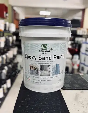 Senmai 20kg Epoxy Floor Paint – Waterproof Mildew-Proof Sand Coating