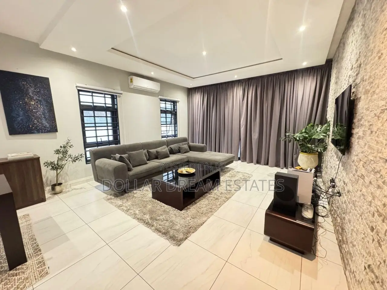 Furnished 3bdrm House in Adjiriganor for rent