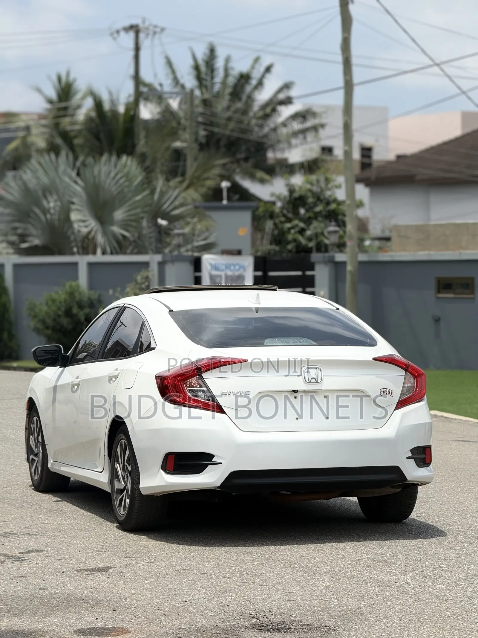 Honda Civic EX Sedan 2018 White