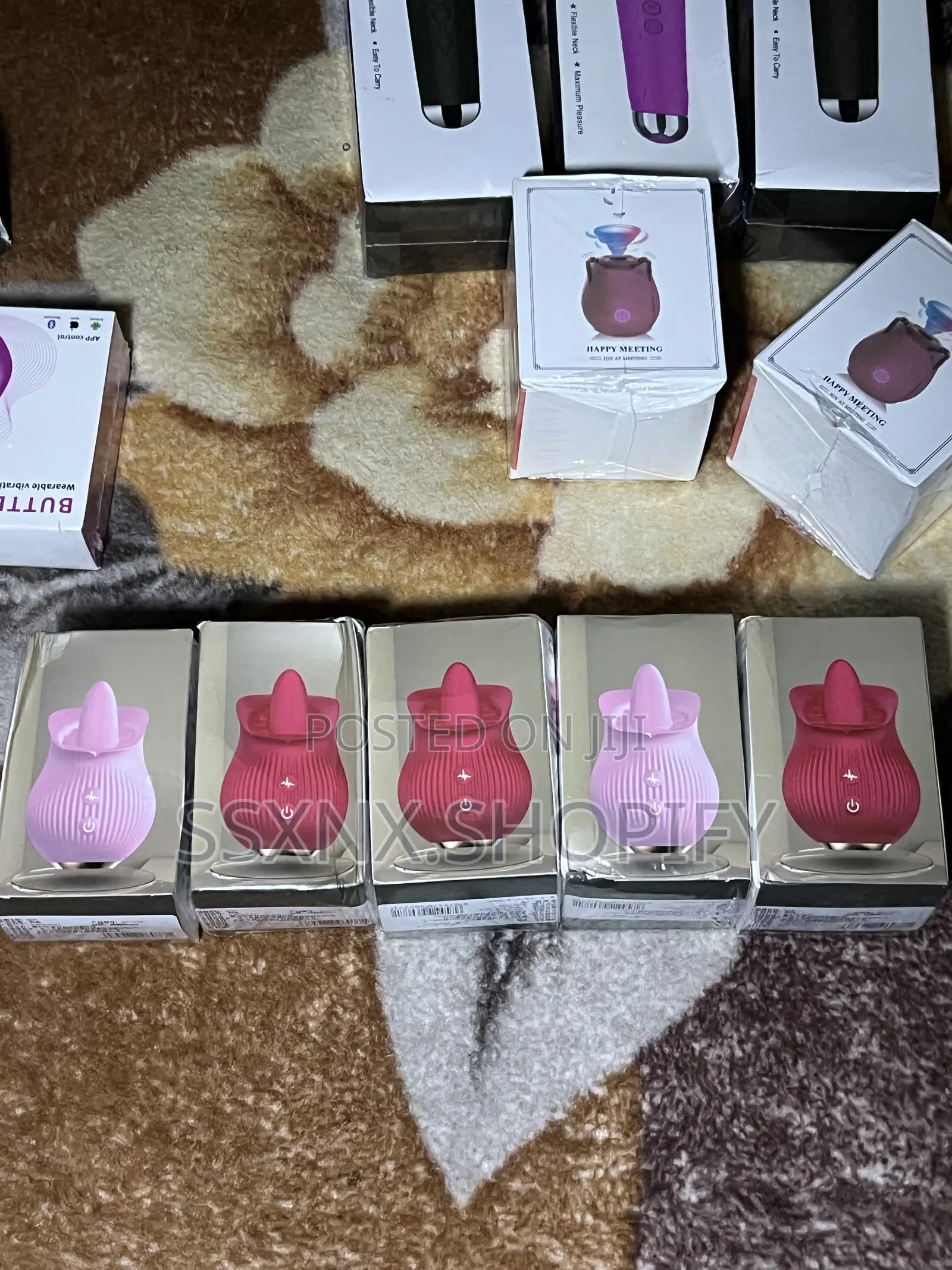 Rose Tongue Vibrator G-Spot Clitoral Stimulator
