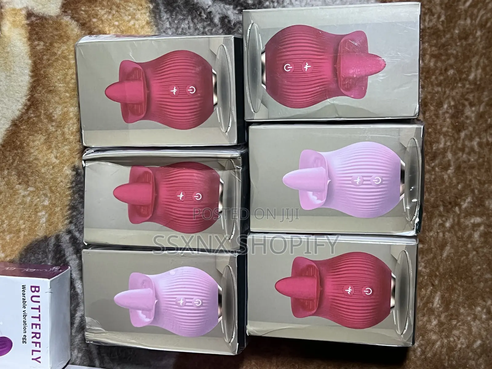 Rose Tongue Vibrator G-Spot Clitoral Stimulator