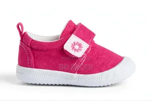Baby Girl Hot Pink Canvas Shoe
