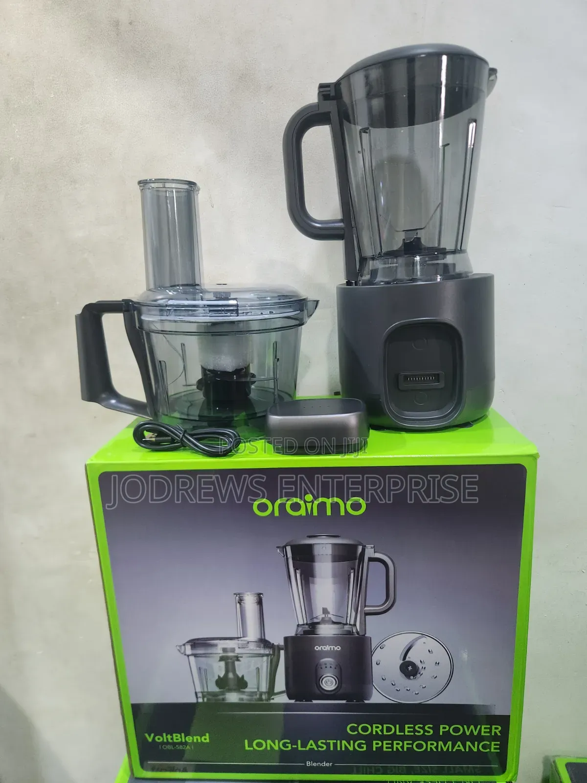 Oraimo VoltBlend 3-in-1 11.1V High Power Multifunctional Blender