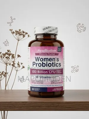 NewRhythm Women's Probiotics(100 Billion CFU) + Cranberry, Vit C B6