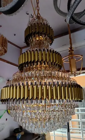 Brilliant 800mmx1200mm 4layer Chandelier Light