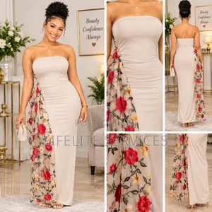 Elegant Cross Bodycon Dress for Ladies