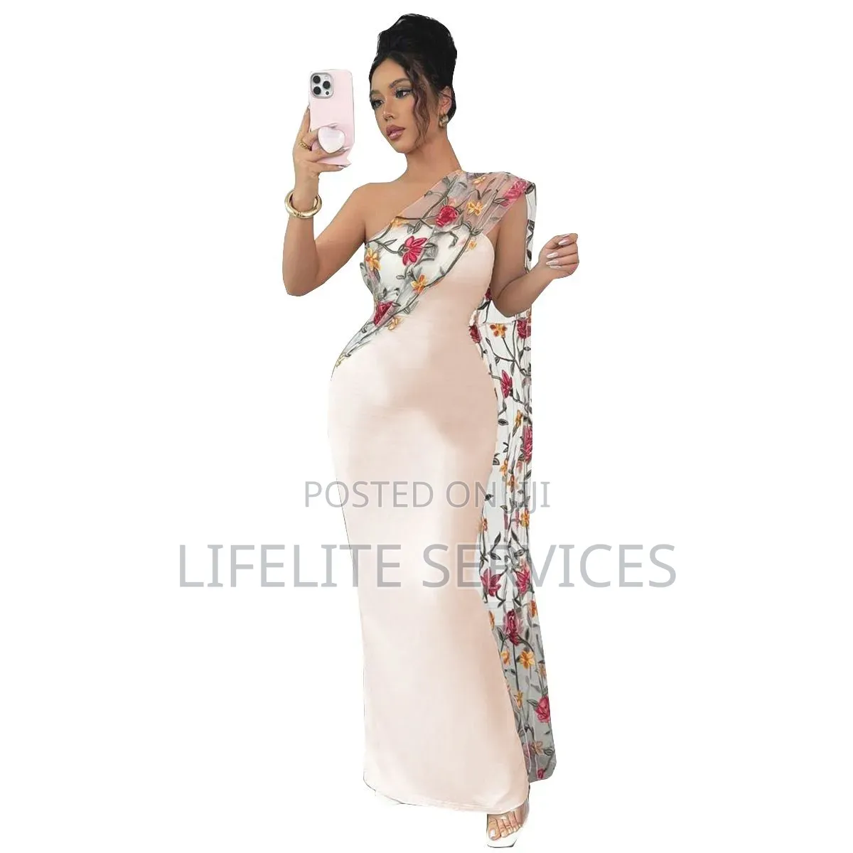 Elegant Cross Bodycon Dress for Ladies