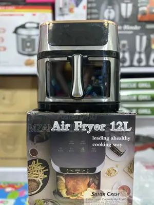 12l Large Capacity Stainless Steel Air Fryer With Touch Screen