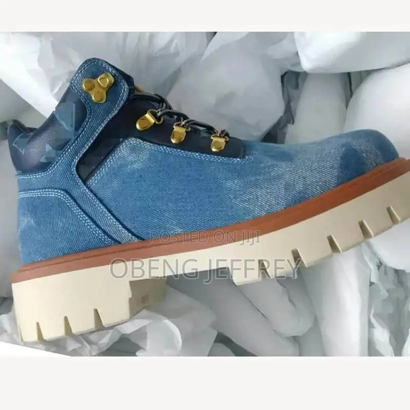 Original Louis Vuitton Remix Ankle Boot Blue